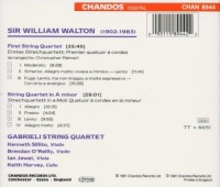 William Walton (1902-1983) • String Quartets CD