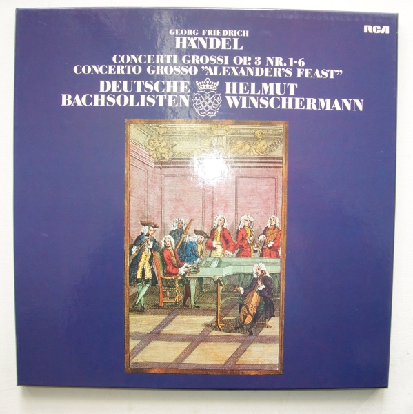 Händel (1685-1759) • Concerti Grossi 2 LP-Box • Helmut Winschermann