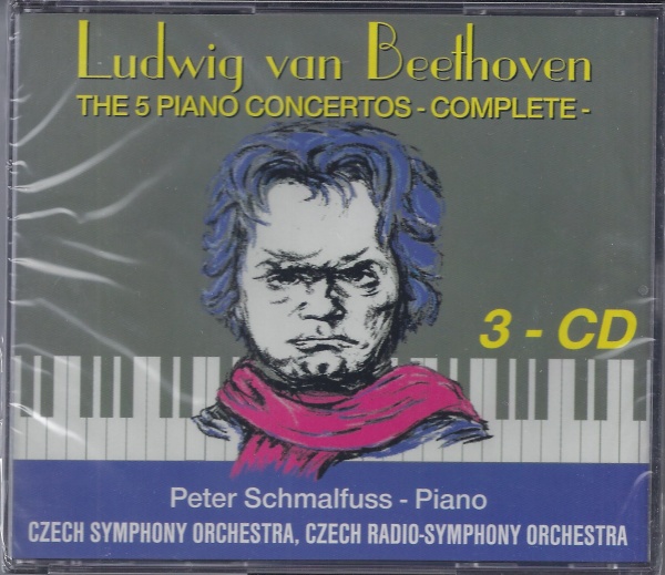 Beethoven (1770-1827) • The 5 Piano Concertos 3 CDs • Peter Schmalfuss