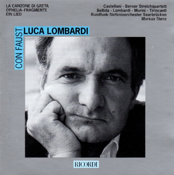 Luca Lombardi - Con Faust CD