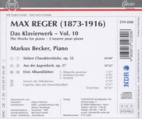 Max Reger (1873-1916) • Das Klavierwerk Vol. 10 CD