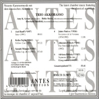 Trio Akkobasso • Neueste Kammermusik mit dem klassischen Akkordeon CD