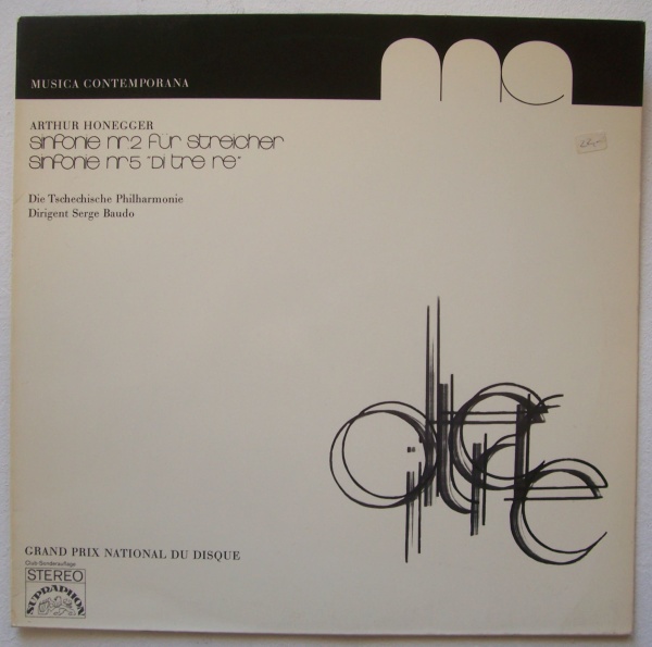 Arthur Honegger (1892-1955) • Sinfonie Nr. 2 für Streicher LP