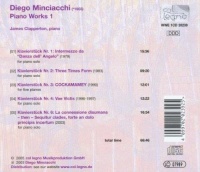 Diego Minciacchi • Piano Works 1 CD