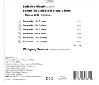 Lodovico Giustini (1685-1743) • Sonate da cimbalo di piano e forte CD