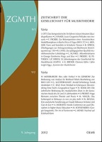 ZGMTH • Zeitschrift der Gesellschaft für...