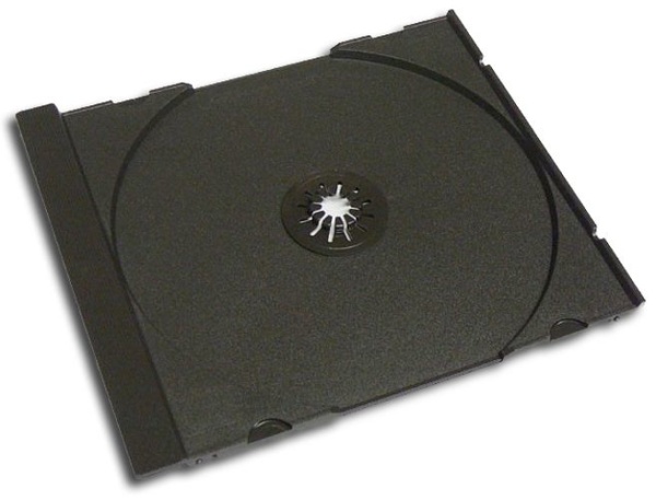 25 CD Tray schwarz
