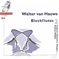 Walter van Hauwe • Blockflutes Vol. 2 CD