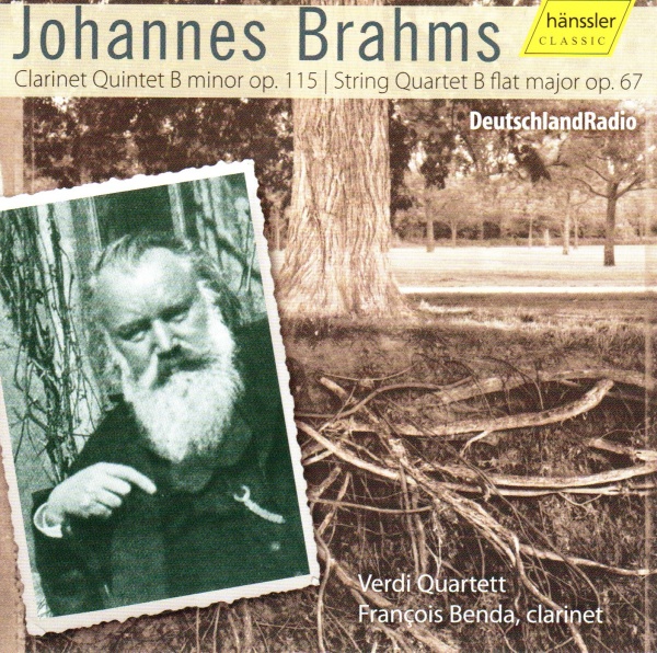 Johannes Brahms (1833-1897) - Clarinet Quintet B minor op. 115 & String Quartet B flat major op. 67 CD