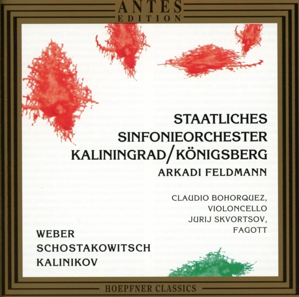 Weber, Schostakowitsch, Kalinikov CD