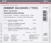 Herbert Baumann • Three Concertos CD