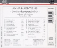 Anna Haentjens • Die Nordsee persönlich - Lieder der Lale Andersen CD