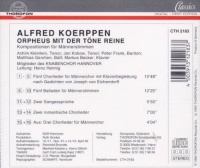 Alfred Koerppen • Orpheus mit der Töne Reine CD