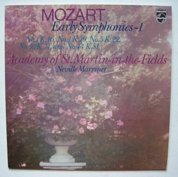 Mozart (1756-1791) • Early Symphonies Vol. 1 LP • Neville Marriner