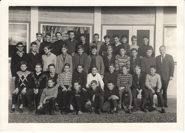 Altes Foto, wahrscheinlich Kemptner Schulklasse der 20er Jahre