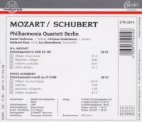 Philharmonia Quartett Berlin • Mozart & Schubert CD