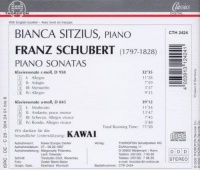 Franz Schubert (1797-1828) • Piano Sonatas CD • Bianca Sitzius