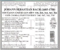Johann Sebastian Bach (1685-1750) • Toccaten und Fugen - Vier Choralpartiten 2 CDs