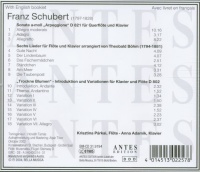 Franz Schubert (1797-1828) • Musik für Flöte und Klavier CD