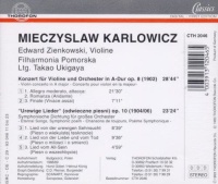 Mieczyslaw Karlowicz (1876-1909) • Symphonische Werke CD