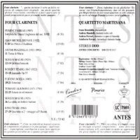 Quartetto Martesana • Four Clarinets CD