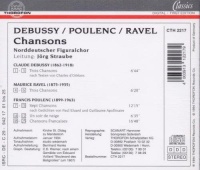 Debussy | Poulenc | Ravel • Chansons CD