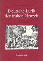 Hans-Georg Kemper • Deutsche Lyrik der frühen...
