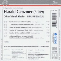 Harald Genzmer (1909-2007) • Musik für Blechbläser & Klavier CD