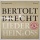 Bertolt Brecht (1898-1956) - Lieder / Balladen & Songs LP - HEIN & OSS