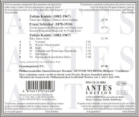 Zoltán Kodály • Franz Liszt - Franz Schreker CD