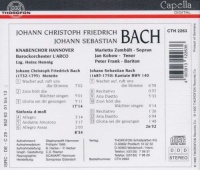 J. S. & J. C. F. Bach • Wachet auf, ruft uns die Stimme CD • Knabenchor Hannover