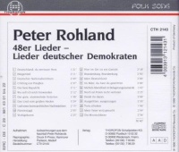 Peter Rohland • Lieder deutscher Demokraten (48er...