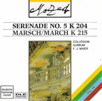 Wolfgang Amadeus Mozart (1756-1791) • Serenade No. 5 CD