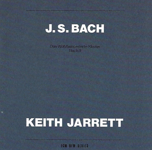 Bach (1685-1750) • Das Wohltemperierte Klavier Buch II 2 CDs • Keith Jarrett