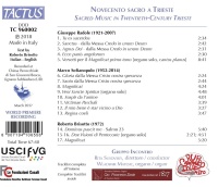Sacred Music in Twentieth-Century Trieste CD