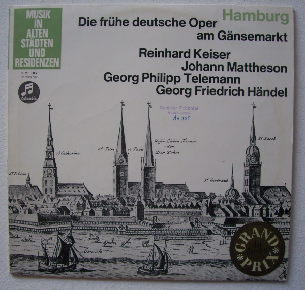 Hamburg • Die frühe deutsche Oper am Gänsemarkt LP