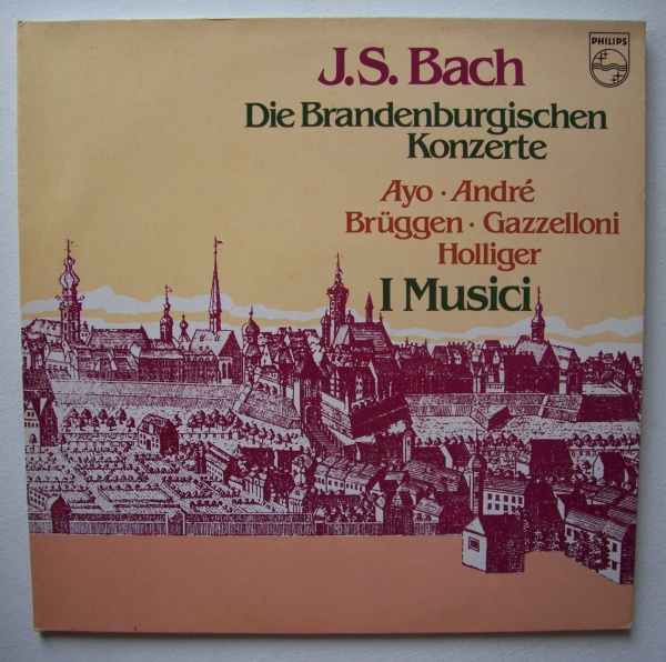 Bach (1685-1750) • Die sechs Brandenburgischen Konzerte 2 LPs • I Musici