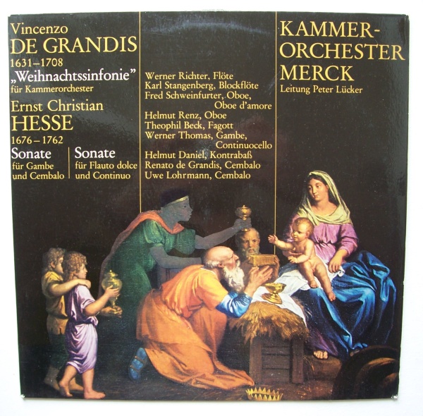 Vincenzo de Grandis (1631-1708) • Weihnachtssinfonie LP