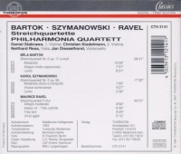 Philharmonia Quartett Berlin • Bartok, Szymanowski, Ravel CD