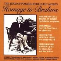Homage to Brahms CD