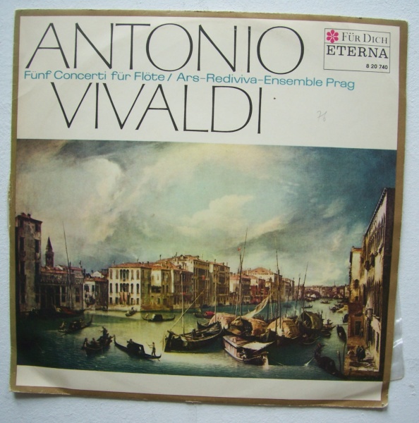 Antonio Vivaldi (1678-1741) • Fünf Concerti für Flöte LP