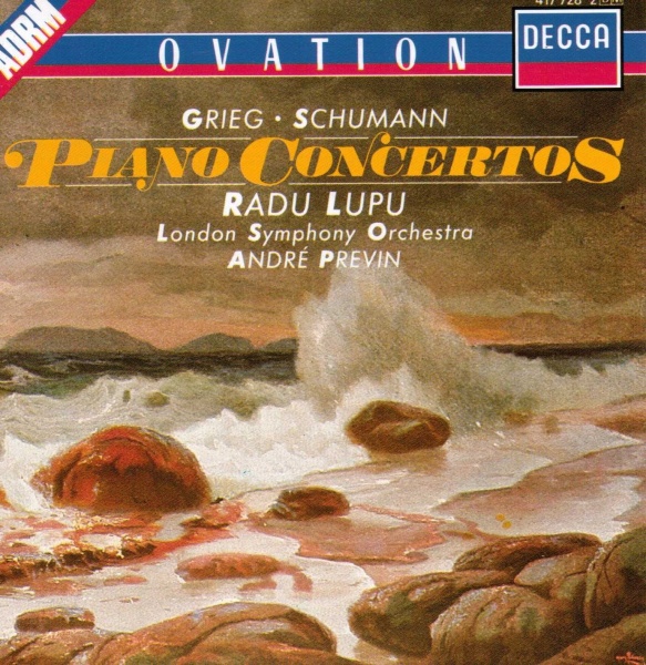 Edvard Grieg (1843-1907) & Robert Schumann (1810-1856) • Piano Concertos CD • Radu Lupu
