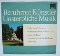  Mozart (1756-1791) • Klarinettenkonzert A-Dur KV...