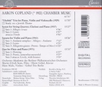 Aaron Copland (1900-1990) • Chamber Music CD