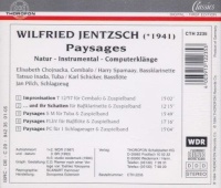 Wilfried Jentzsch • Paysages CD