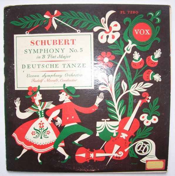 Franz Schubert (1797-1828) • Symphony No. 5 LP • Rudolf Moralt