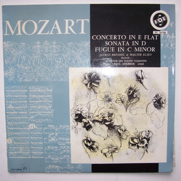 Wolfgang Amadeus Mozart (1756-1791) • Concerto in E flat LP • Alfred Brendel
