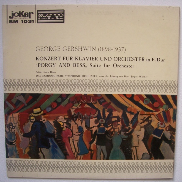 George Gershwin (1898-1937) • Konzert für Klavier in F-Dur LP • Dean Hines