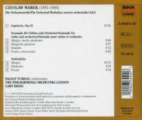 Czeslaw Marek (1891-1985) • Orchesterwerke Vol. 2 /...