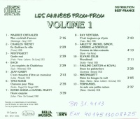 Les Années Frou Frou Volume 1 CD